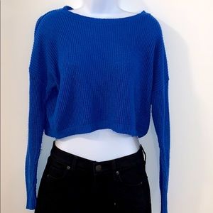Urban Outfitters Sparkle & Fade Cropped Sweater